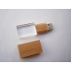 memoria USB Cristal Madera