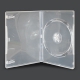 Caja DVD para un disco calidad alta transparente